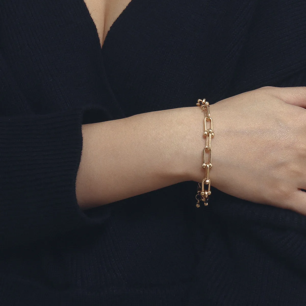 18K Gold-Plated Vachette Bracelet