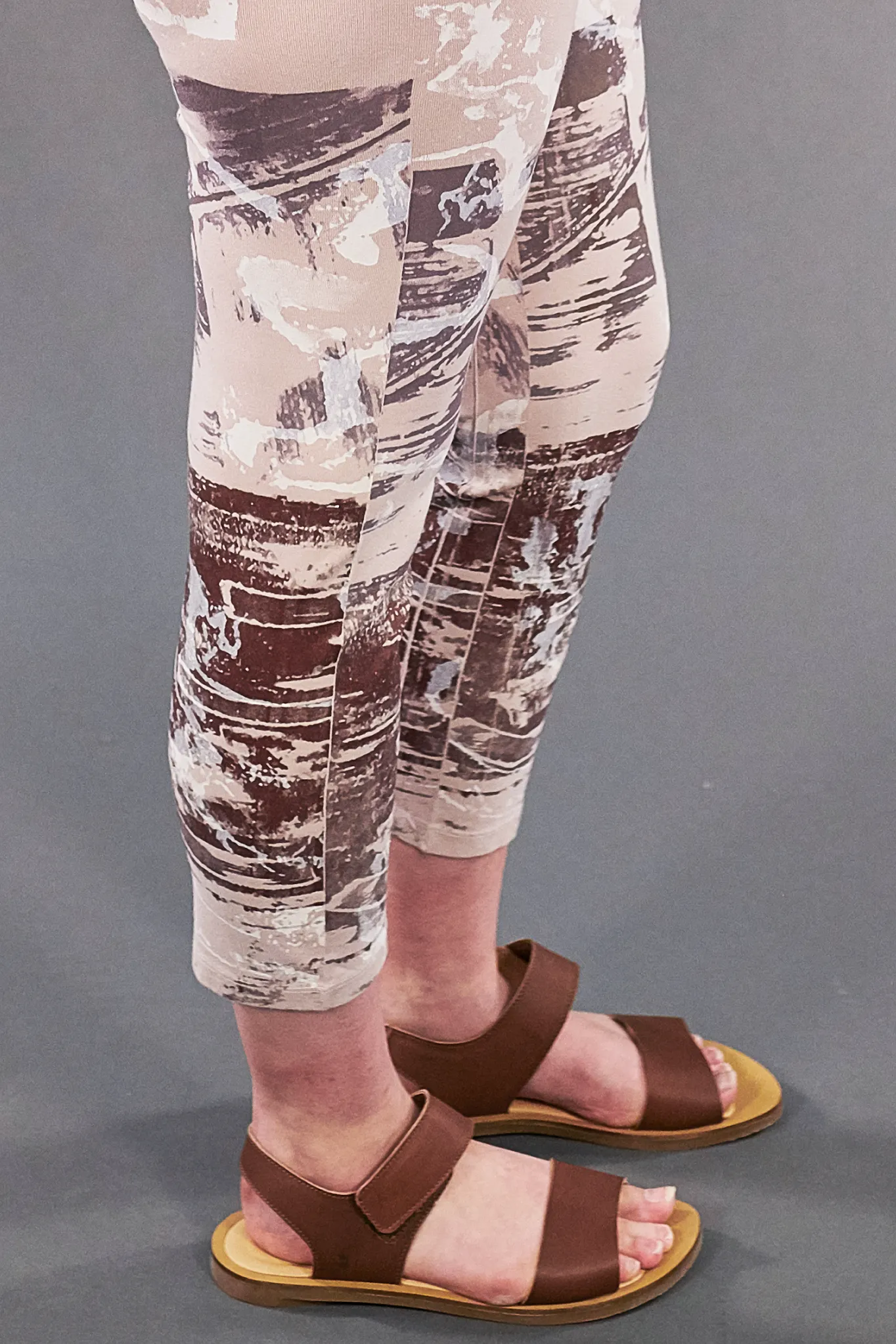 3167 Crop Legging Malva-P
