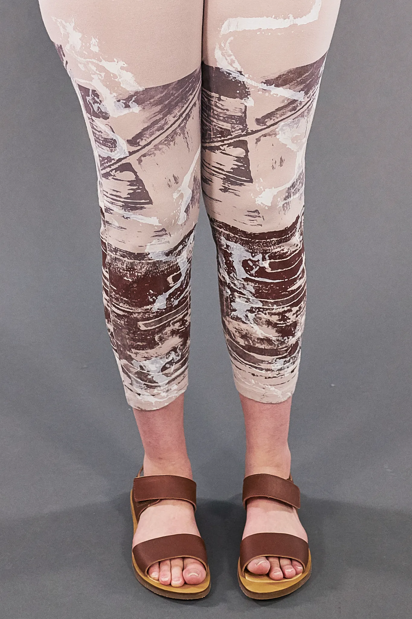 3167 Crop Legging Malva-P