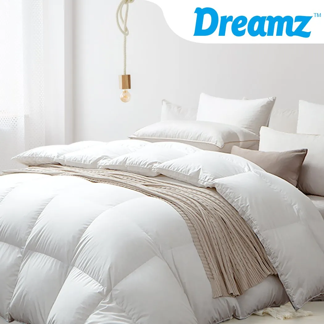 700GSM All Season Goose Down Feather Filling Duvet in King Single Size