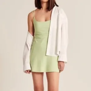 Abercrombie &amp; Fitch Taveler Mini Dress Green Athletic Dress Abercrombie Dress