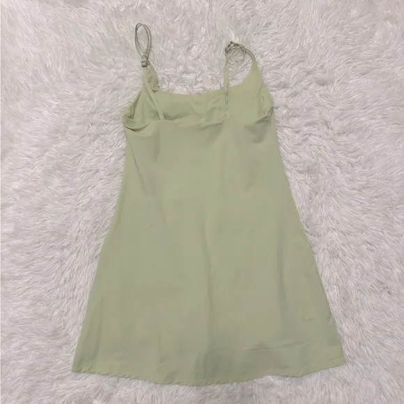 Abercrombie &amp; Fitch Taveler Mini Dress Green Athletic Dress Abercrombie Dress