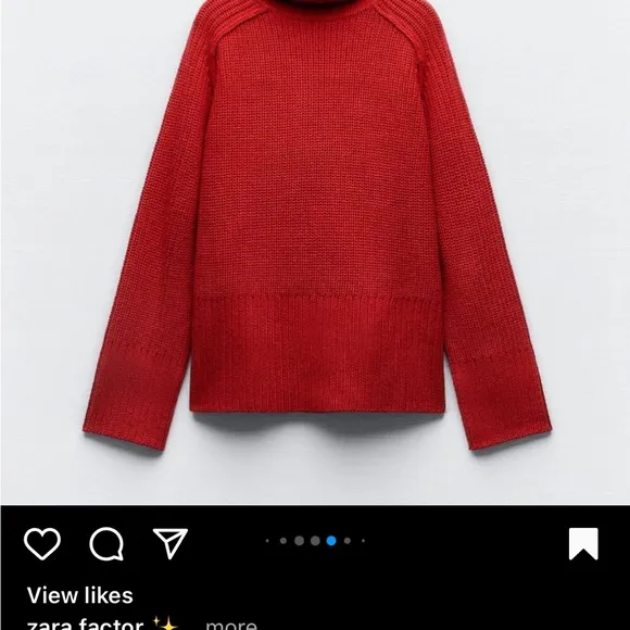 Ada high collar knit sweater