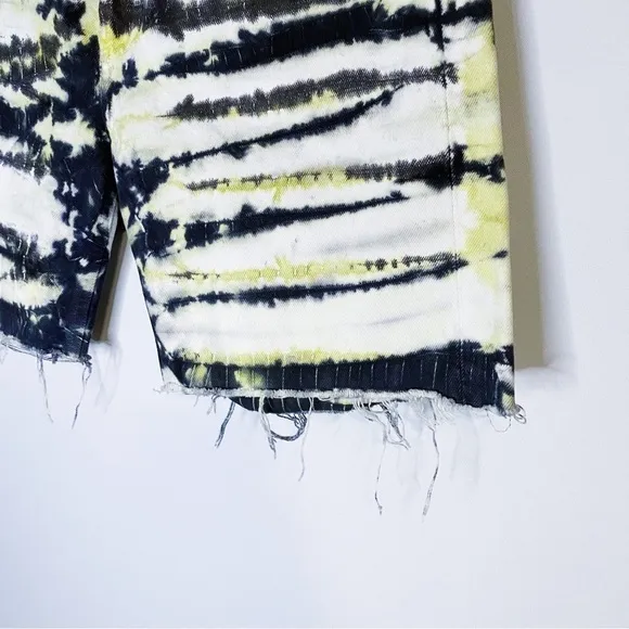 AGOLDE - Tie Dye Denim Shorts