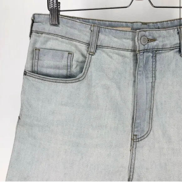 Anthropologie Pilcro Ultra High Rise Slim Denim Jean Shorts