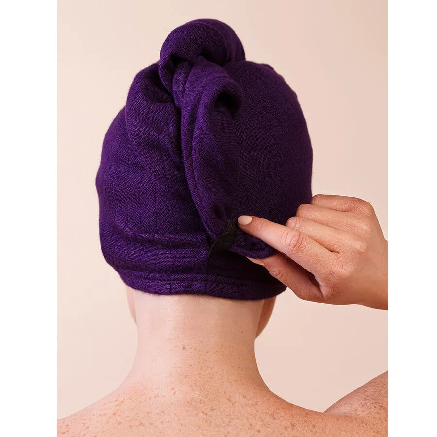 Anwen Dry It Up Purple Turban