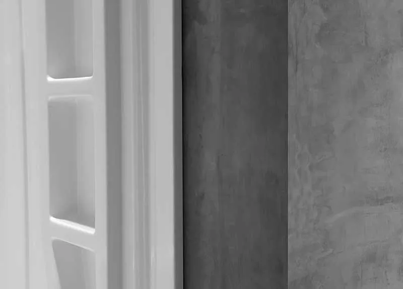 Anzzi Rose 48 in. x 36 in. x 74 in. 3-piece DIY Friendly Alcove Shower Surround in White