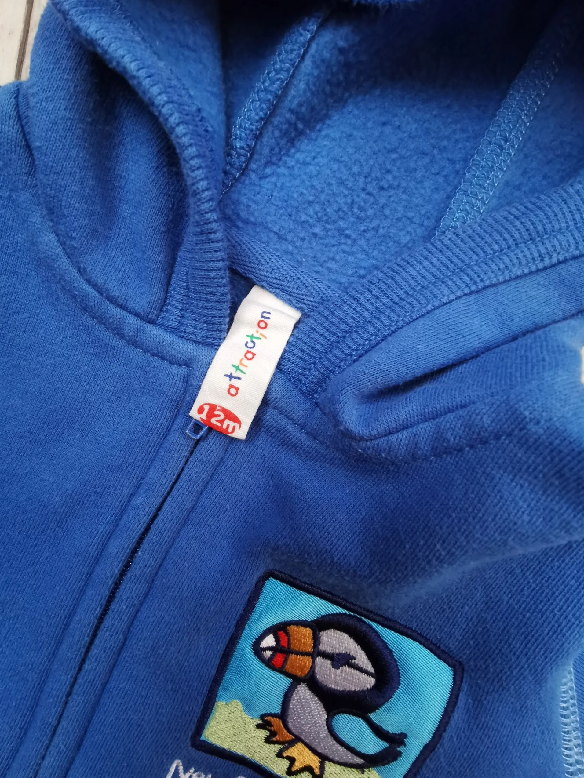 BABY BOY SIZE 12 MONTHS - Newfoundland & Labrador Zippered Hoodie VGUC B29