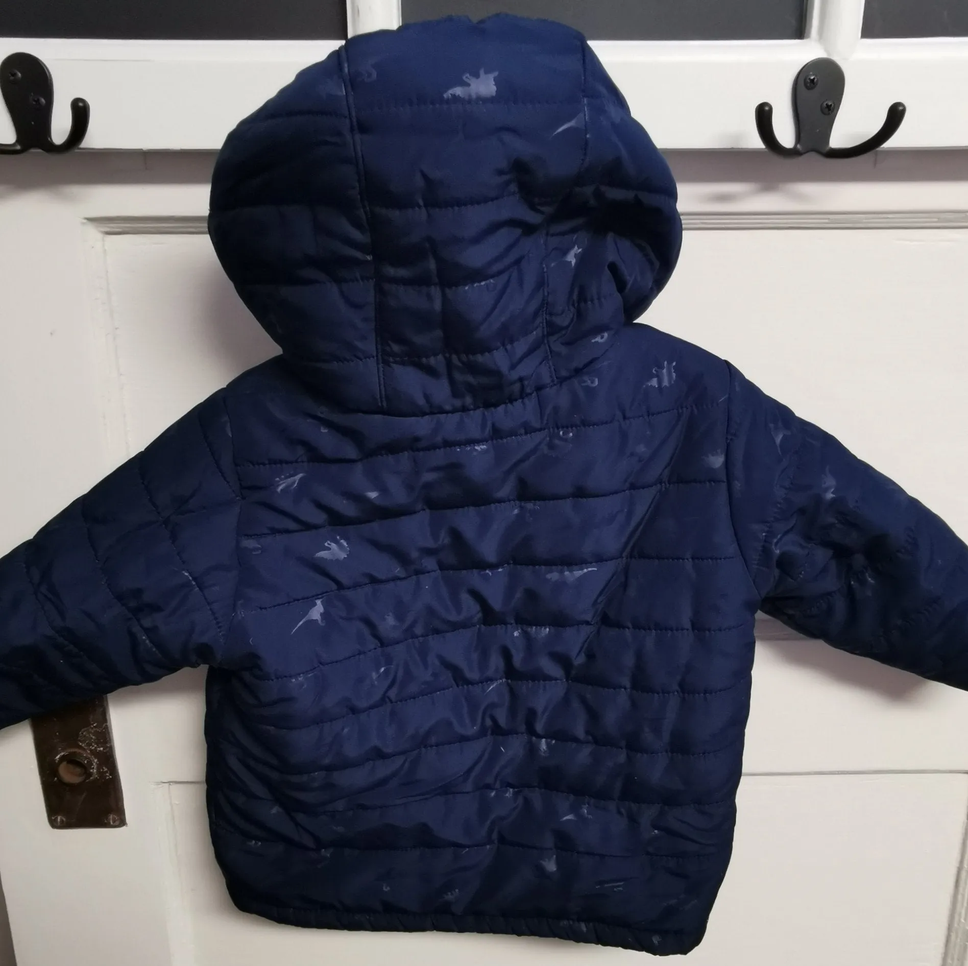 BABY BOY SIZE 12/18 MONTHS - Baby GAP, Hooded Spring or Fall Jacket VGUC B41