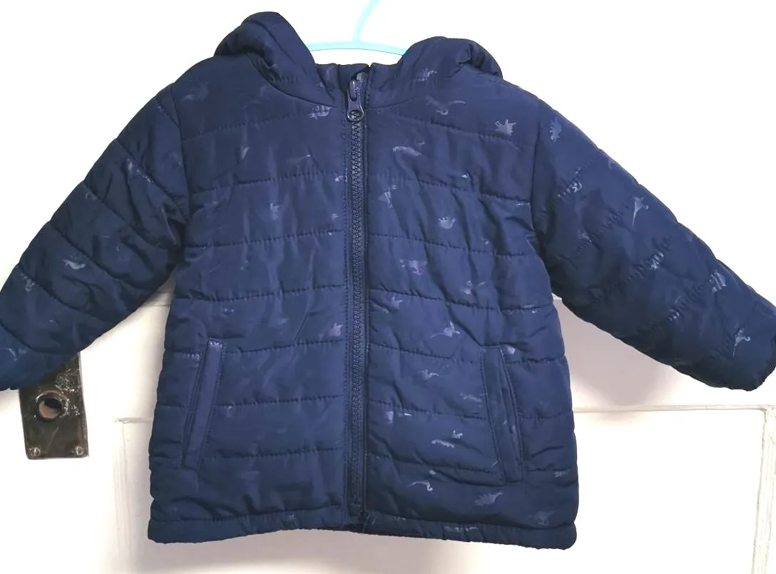 BABY BOY SIZE 12/18 MONTHS - Baby GAP, Hooded Spring or Fall Jacket VGUC B41