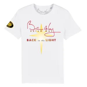 Back To The Light Front Print White | T-Shirt