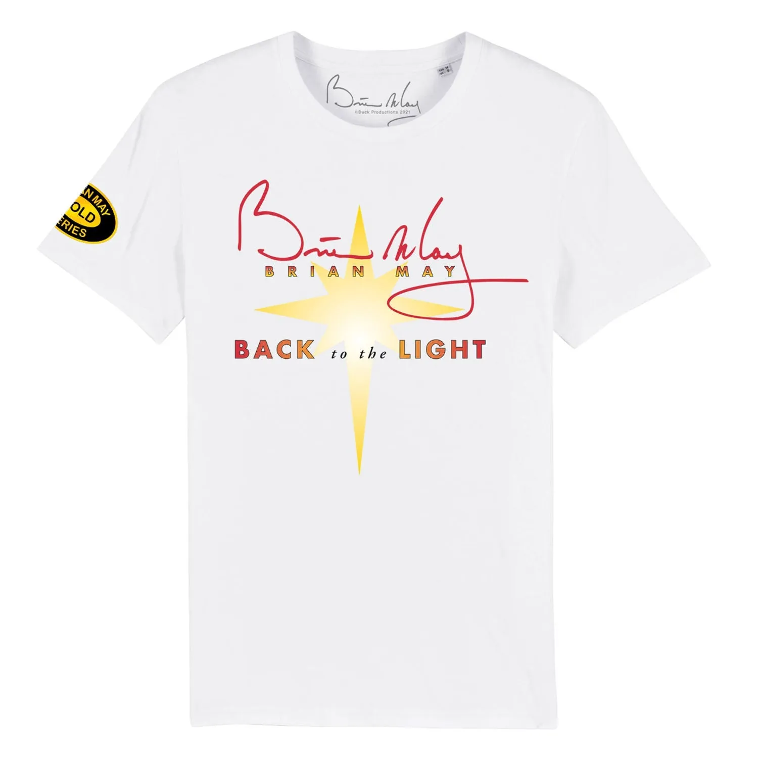 Back To The Light Front Print White | T-Shirt
