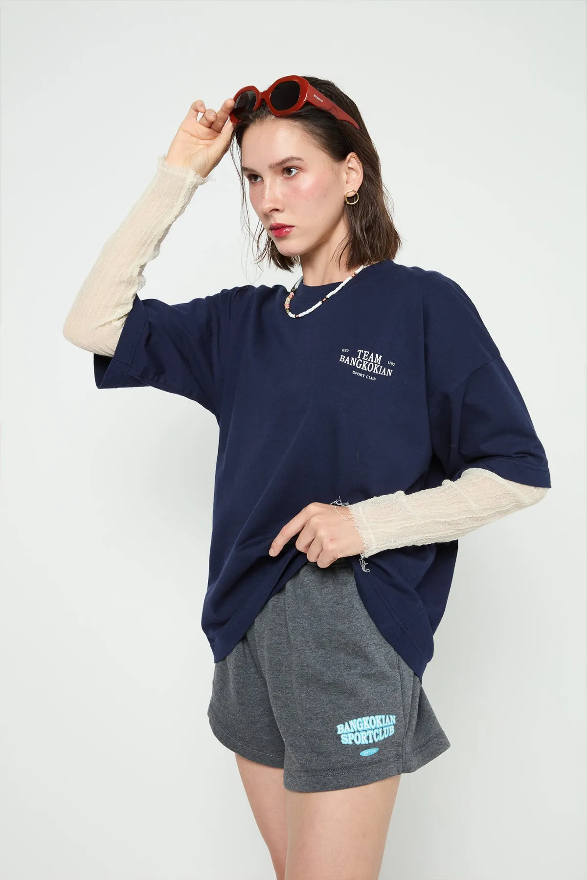 BANGKOKIAN SPORT SHORTS - LIGHT GREY
