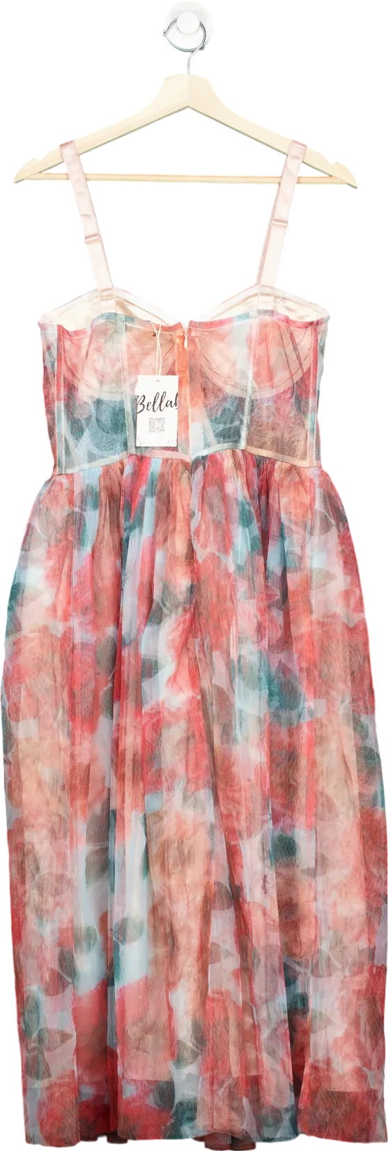 Bella Barnett Floral Mesh Dress XL