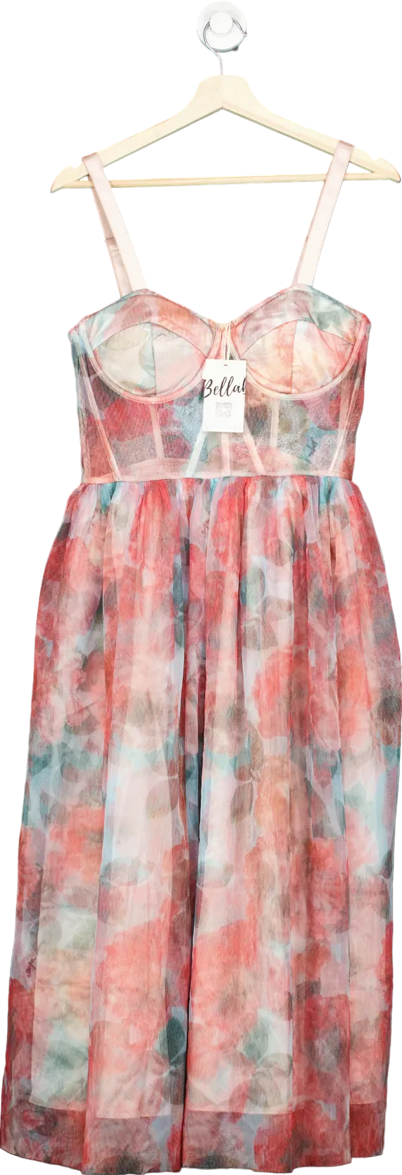 Bella Barnett Floral Mesh Dress XL