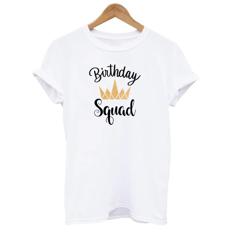 Birthday Squad Crown T-shirt