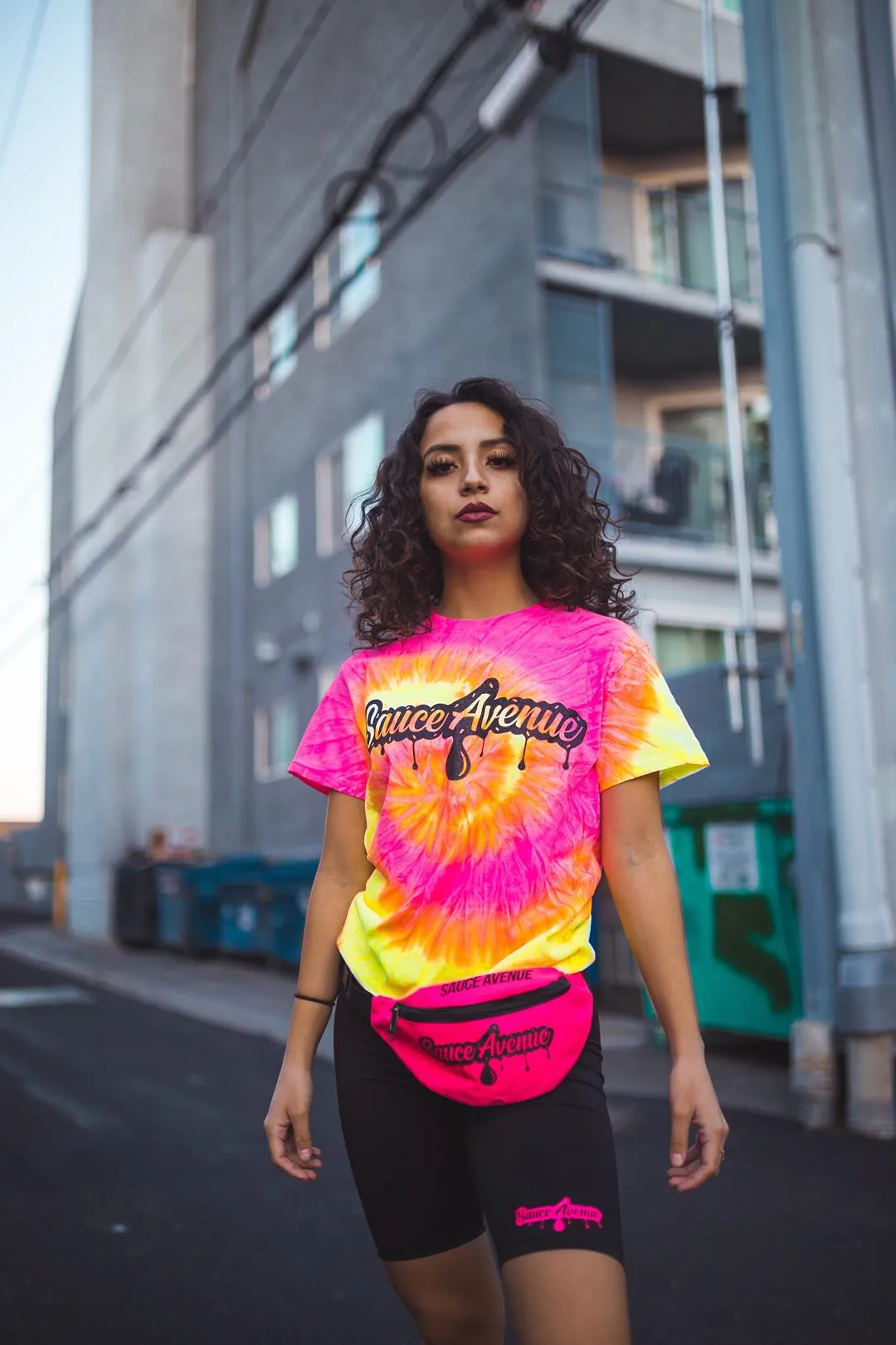 Black SA Drip | Pink Lemonade Tee