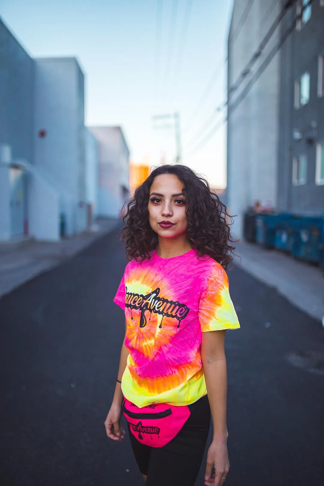 Black SA Drip | Pink Lemonade Tee