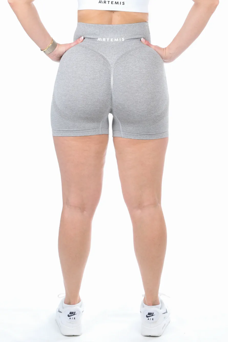 Blair Scrunch Bum Shorts Light Grey