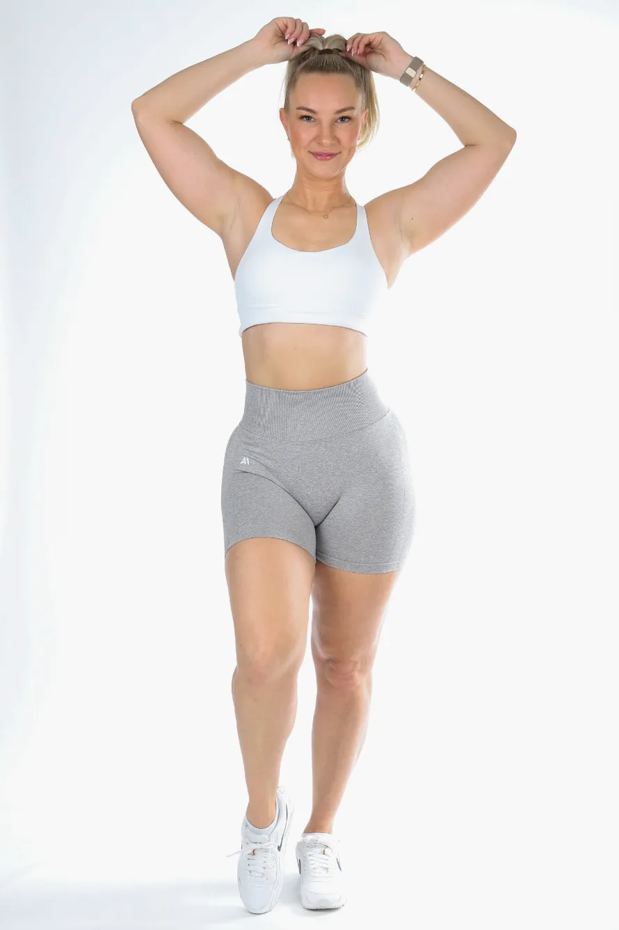 Blair Scrunch Bum Shorts Light Grey