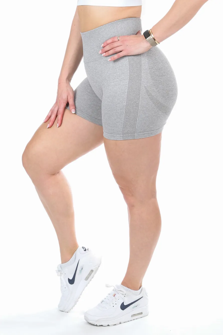Blair Scrunch Bum Shorts Light Grey