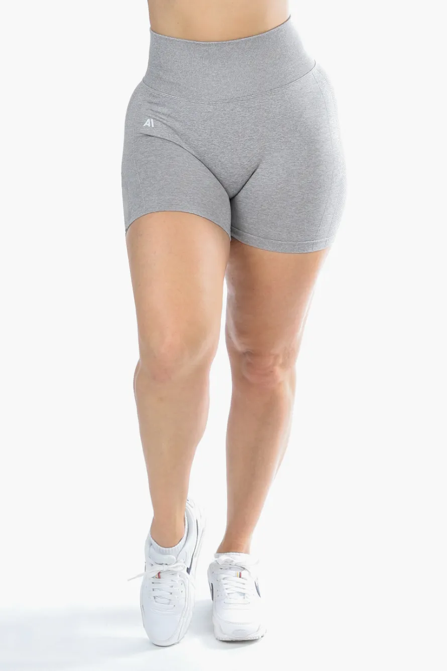 Blair Scrunch Bum Shorts Light Grey