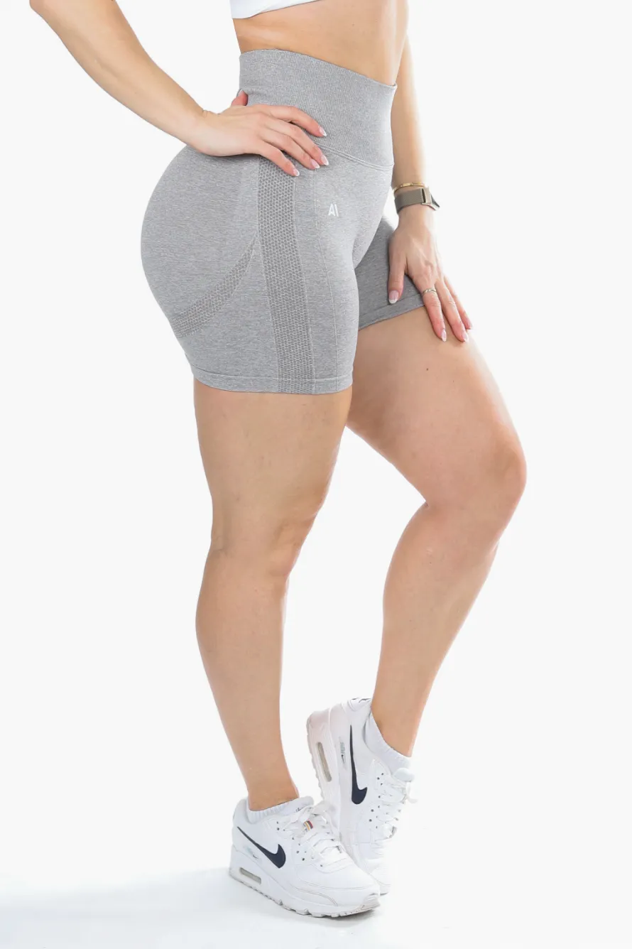 Blair Scrunch Bum Shorts Light Grey
