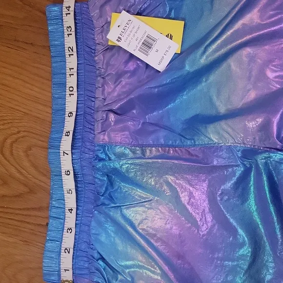Blue Iridescent 'Light it Up' Tennis Shorts Eleven by Venus Williams SZ. MD NWT