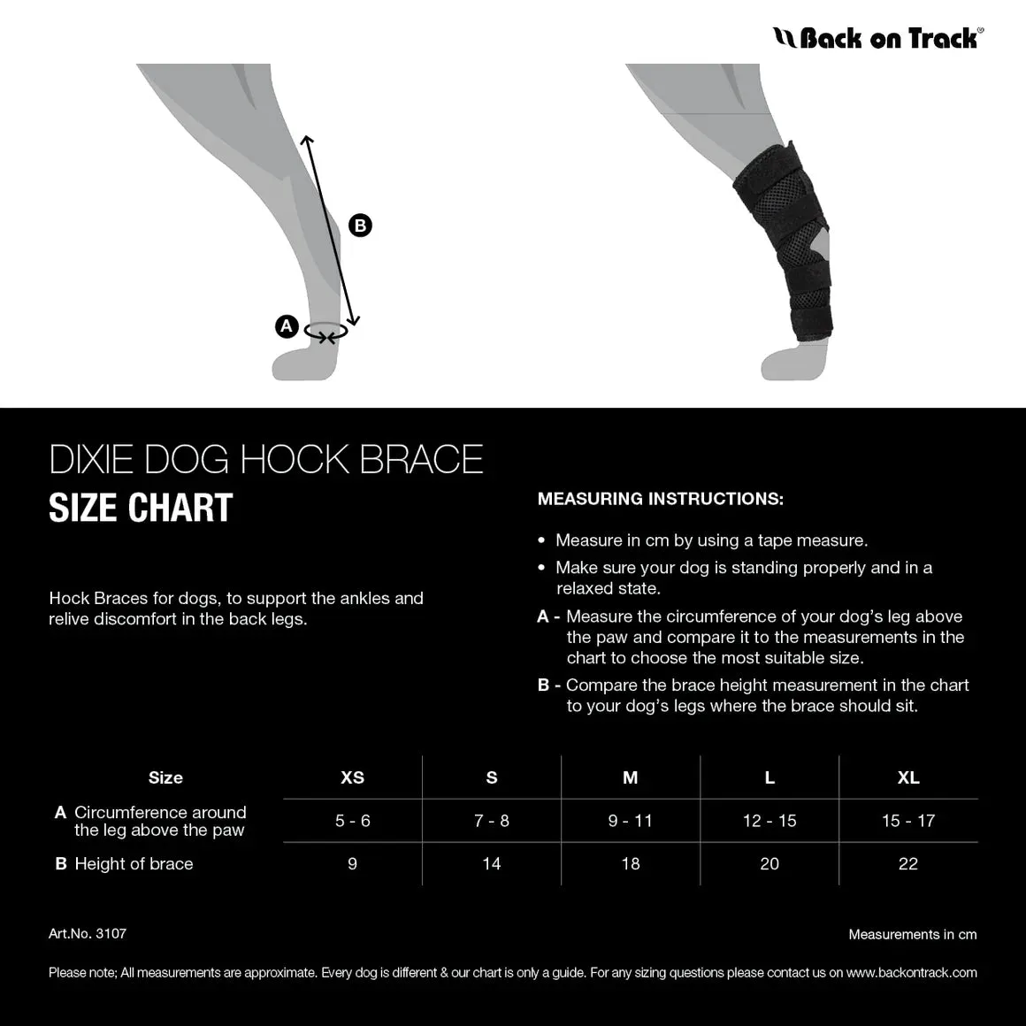 BOT Dog Hock Brace