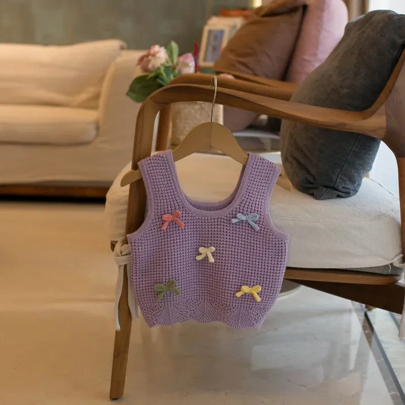 Bow Knit Vest