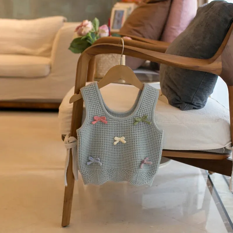 Bow Knit Vest