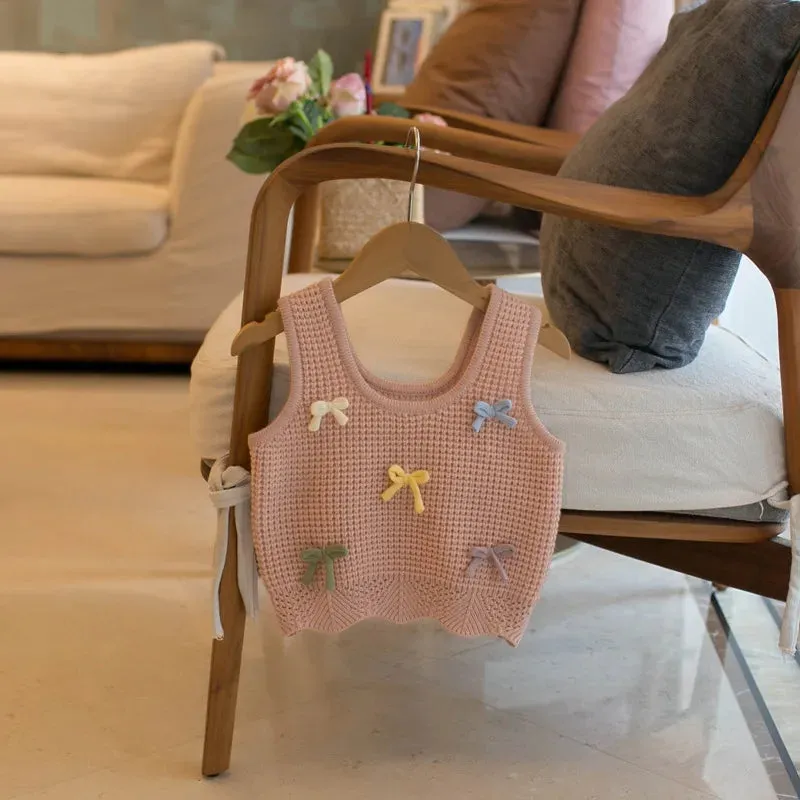 Bow Knit Vest
