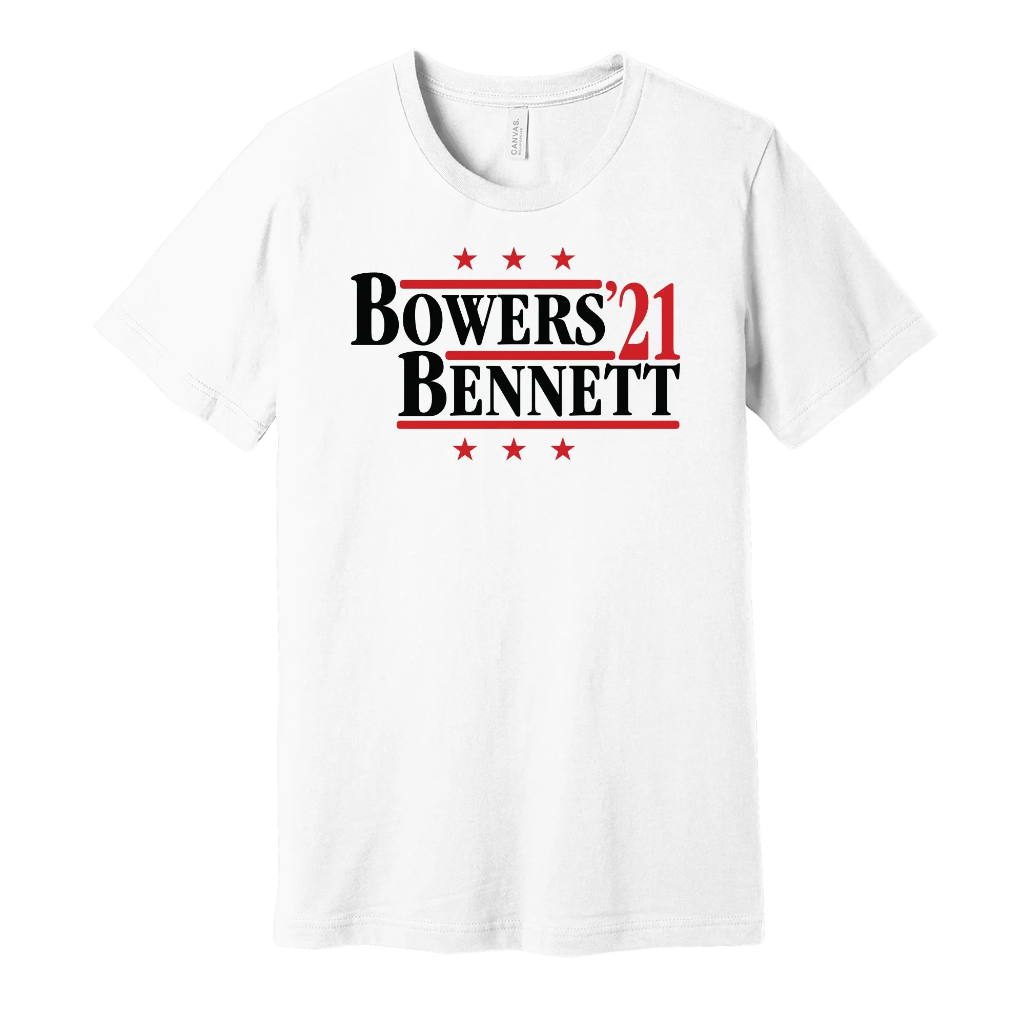 Bowers & Bennett '21 - Georgia Football Political Campaign Parody T-Shirt - Hyper Than Hype Shirts