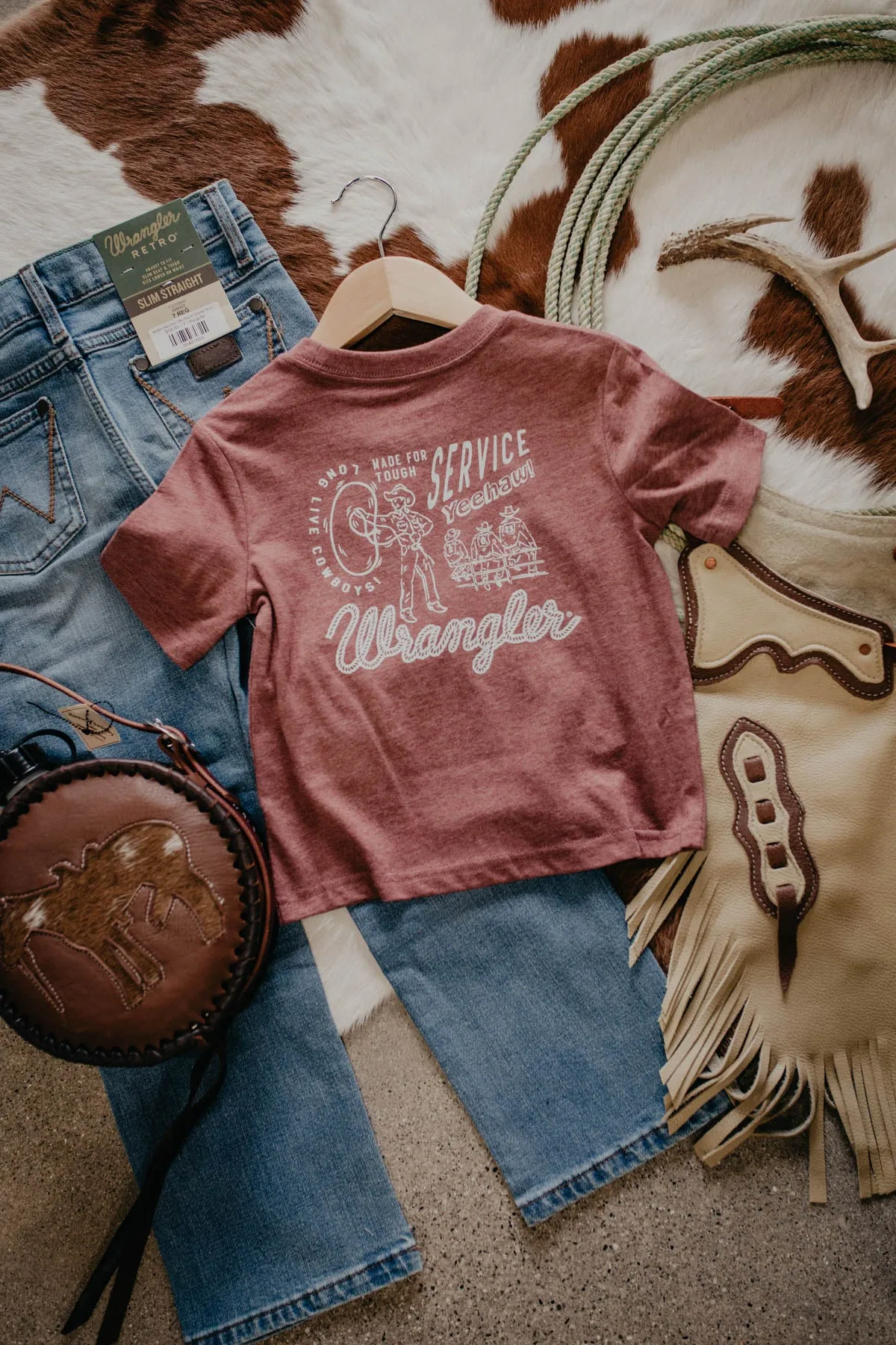 Boy's Tough Service Wrangler T-shirt (XXS-L)