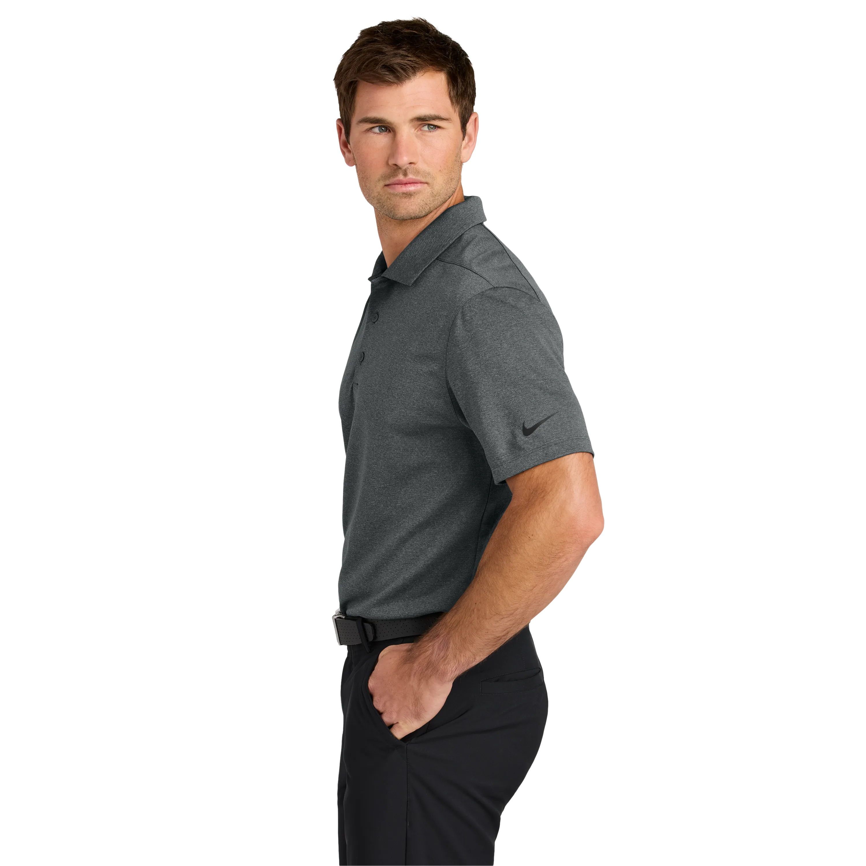 C2518M Dri-FIT Smooth Heather Polo
