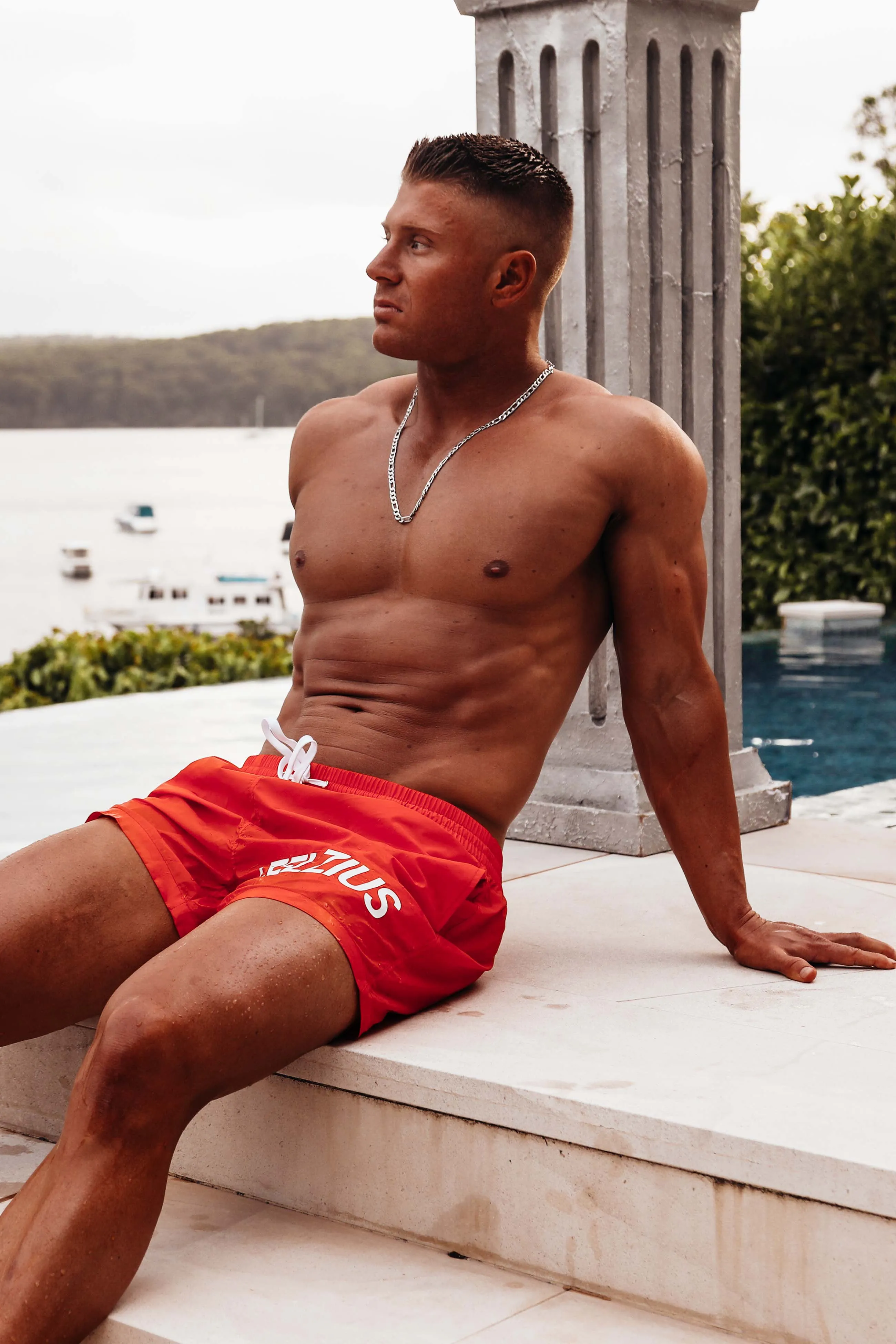 CAVALLO - Men’s shorts in Red