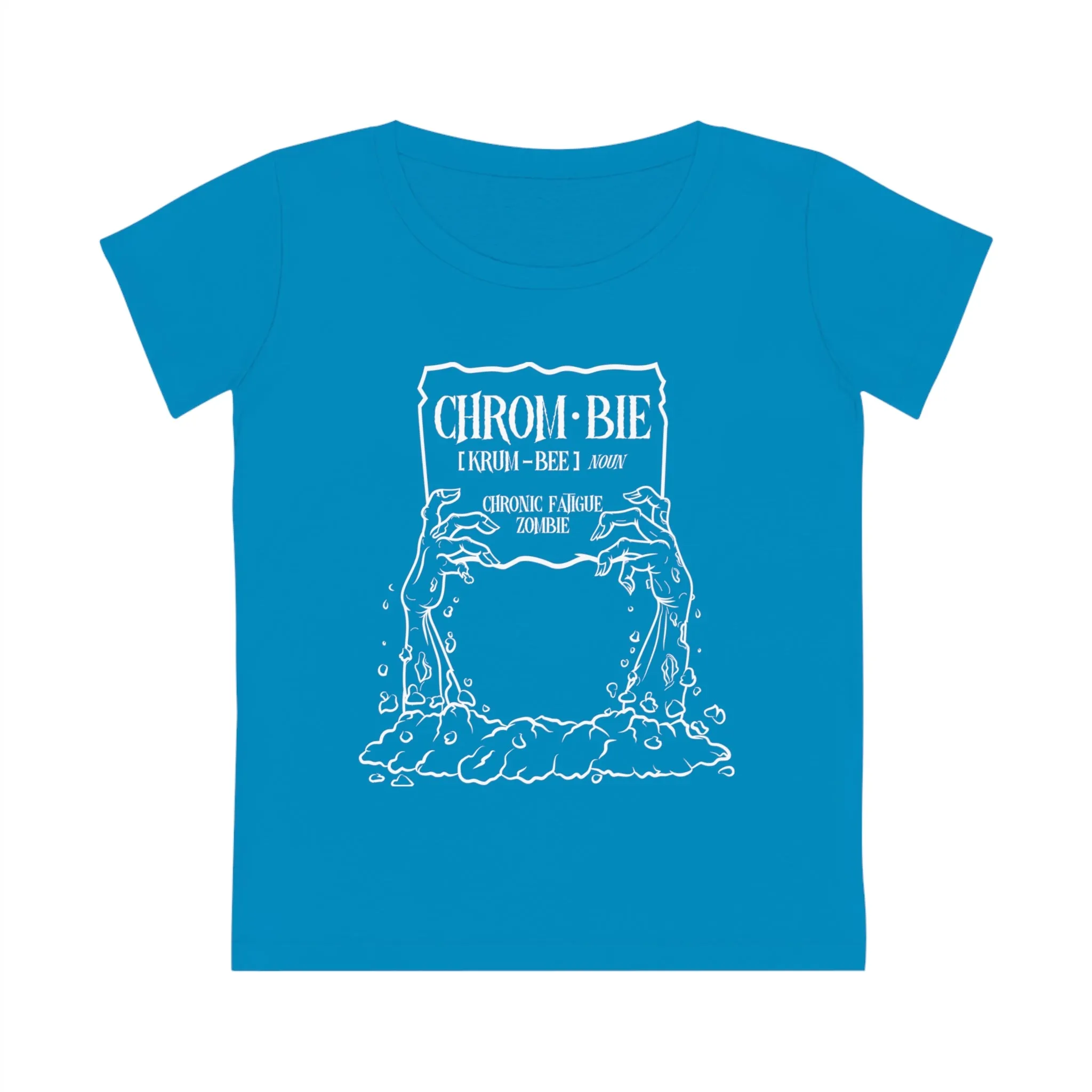 Chrombie, Women's Jazzer T-shirt (Dark), Printed
