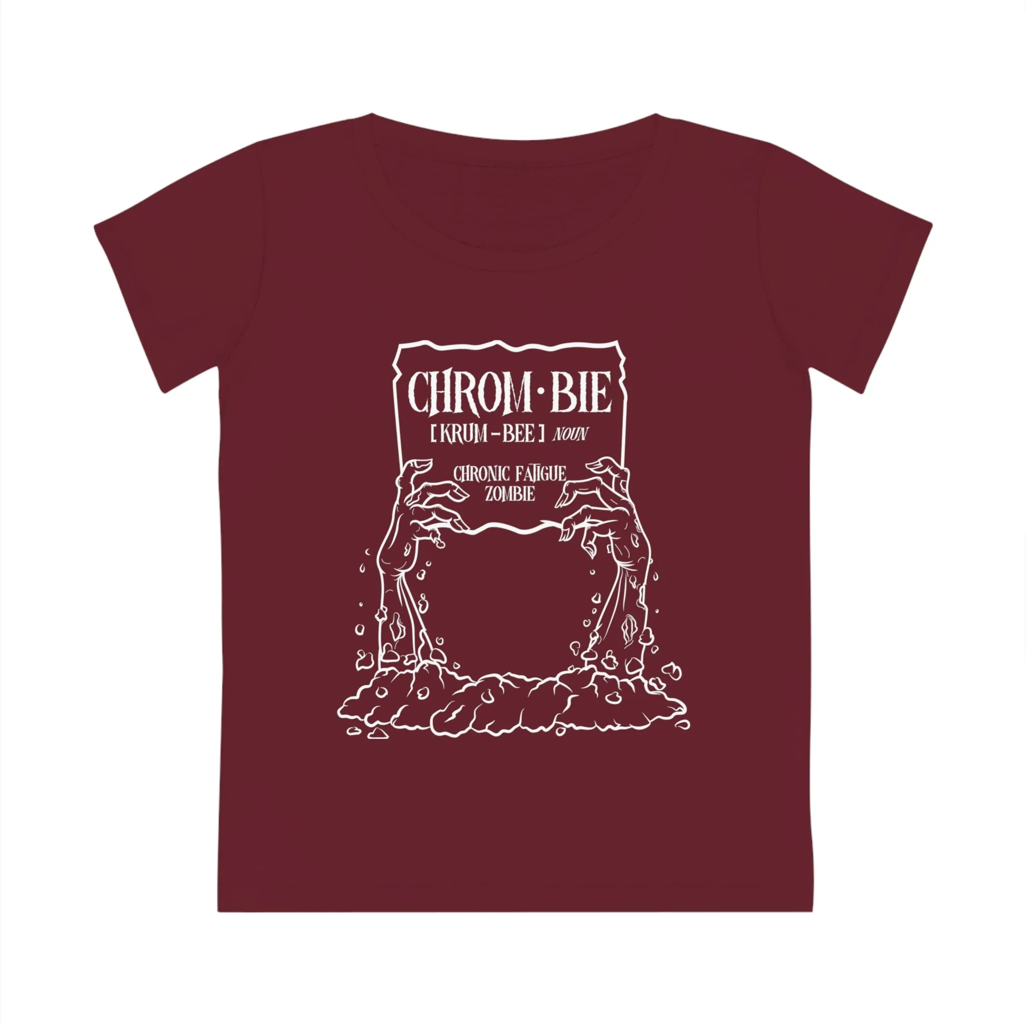 Chrombie, Women's Jazzer T-shirt (Dark), Printed