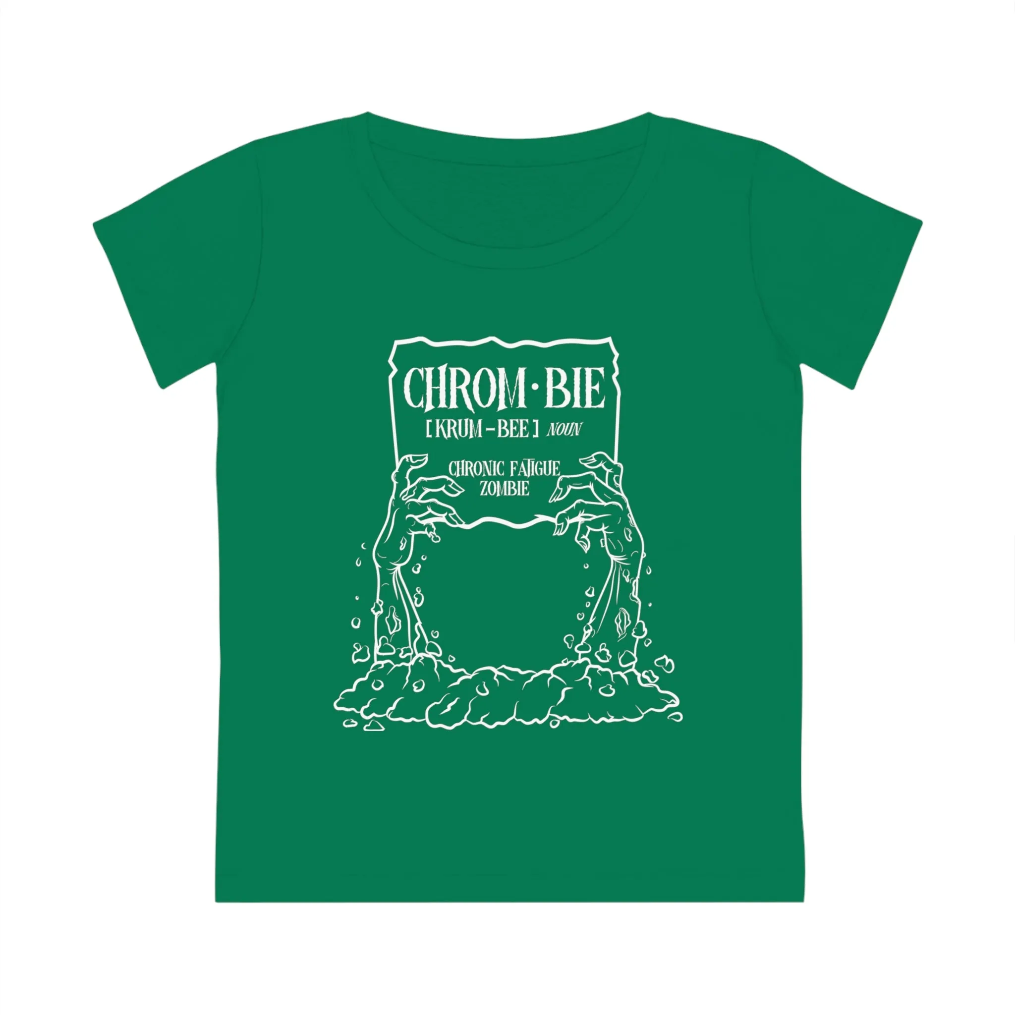 Chrombie, Women's Jazzer T-shirt (Dark), Printed