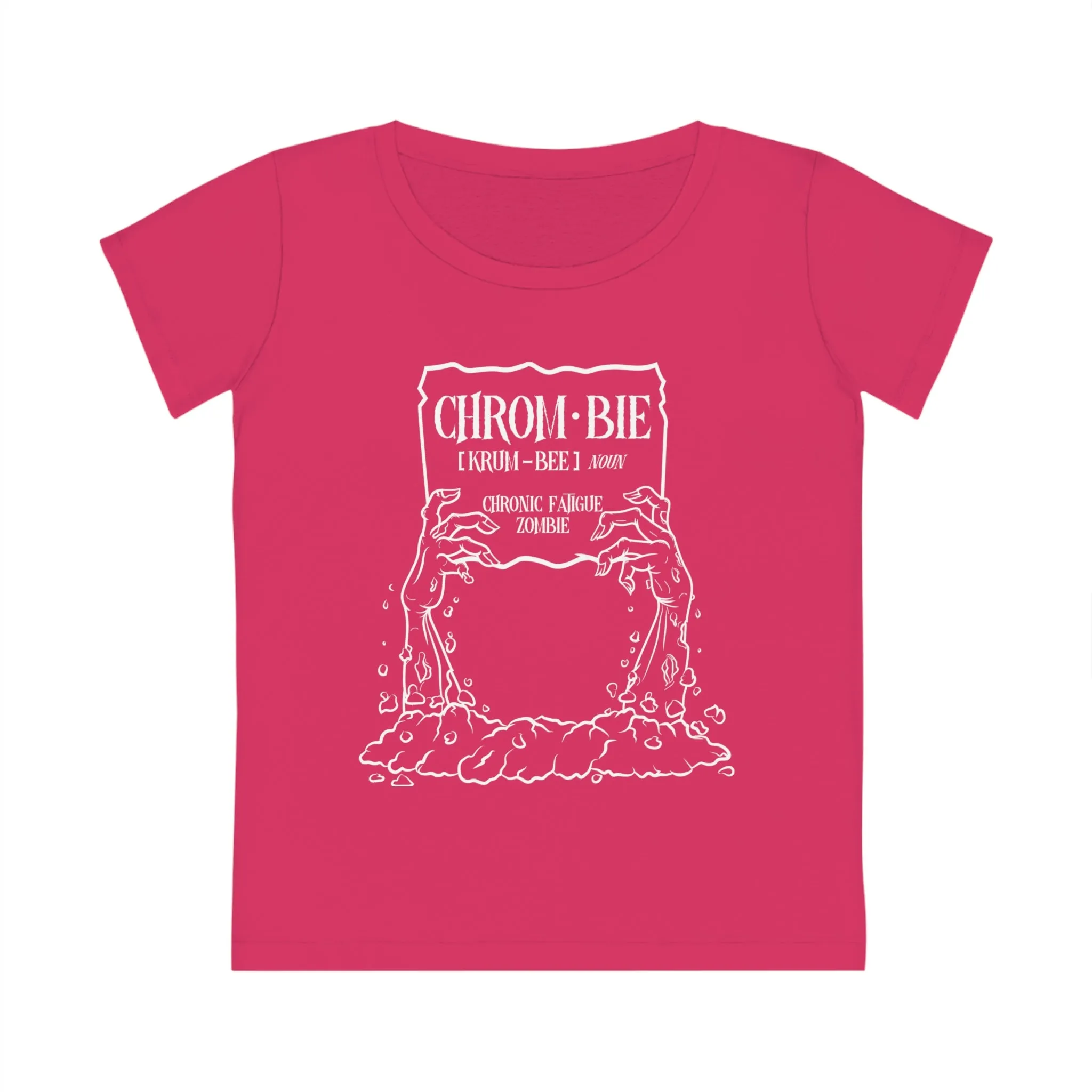 Chrombie, Women's Jazzer T-shirt (Dark), Printed