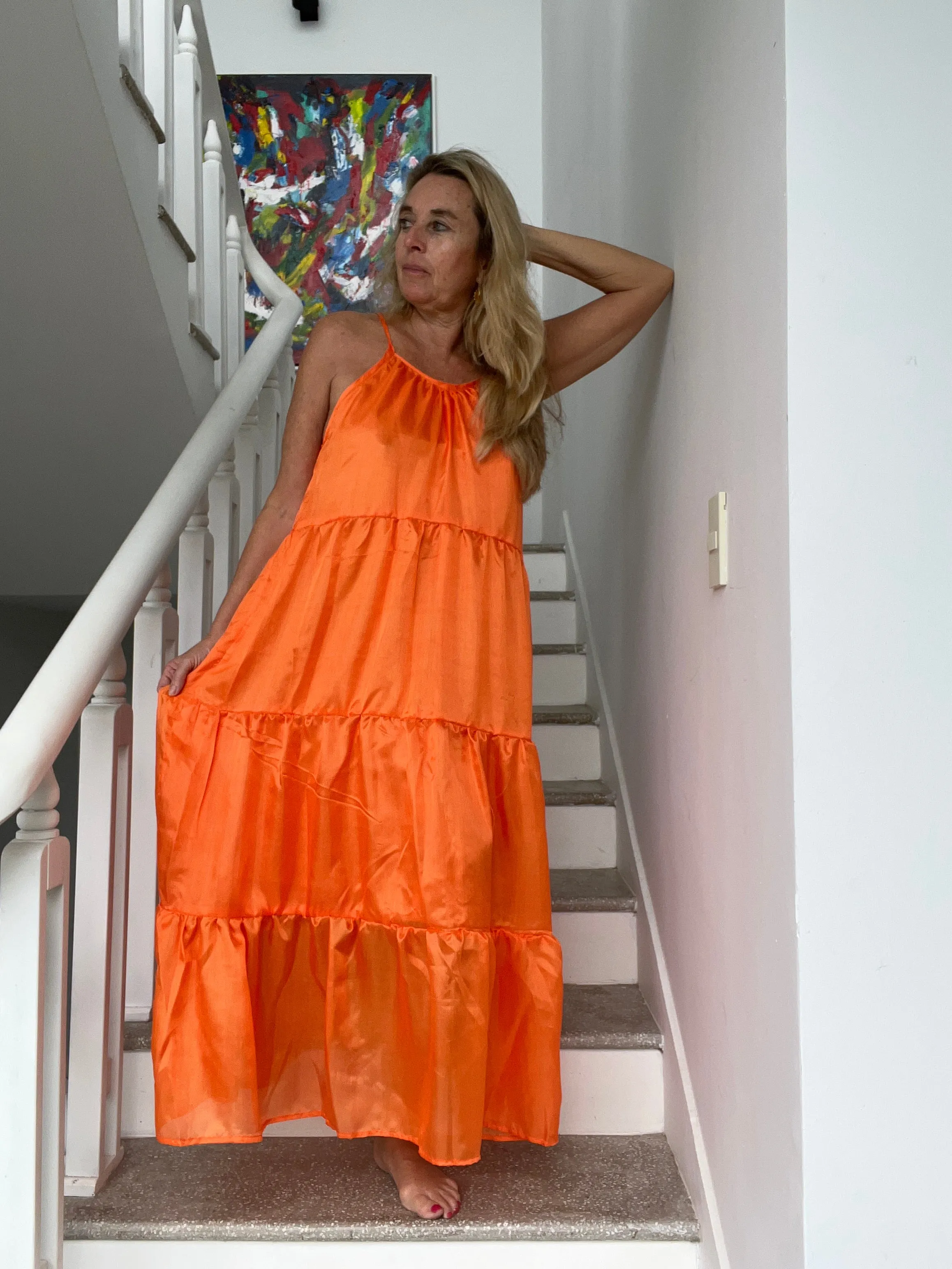 Cindarella silk  orange