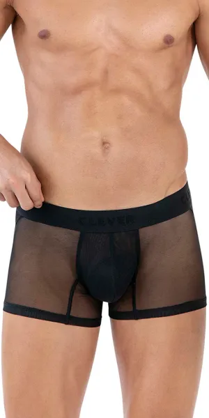 Clever 1625 Yin Yang Trunks Black