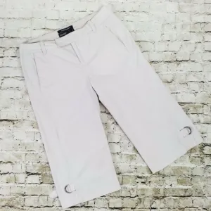 Club Monaco Louisa Shorts Womens Size 0 Light Khaki Flat Front Bermuda