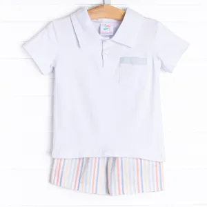 Coastal Living Short Set, Blue