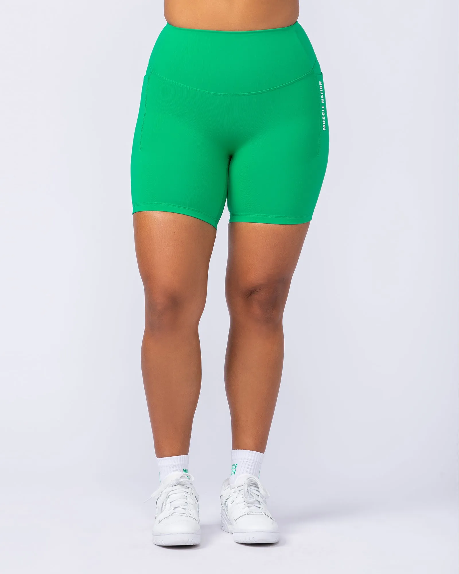 Core Pocket Bike Shorts - Clover