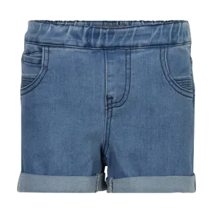 Creamie Denim Shorts - Light Blue