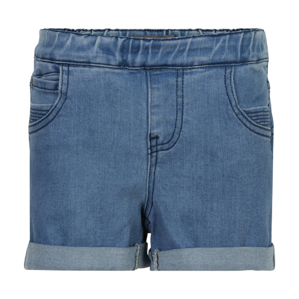 Creamie Denim Shorts - Light Blue