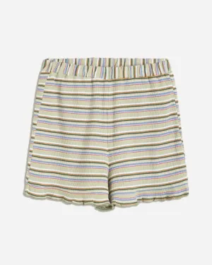 Crocus Rib Shorts - Light Green