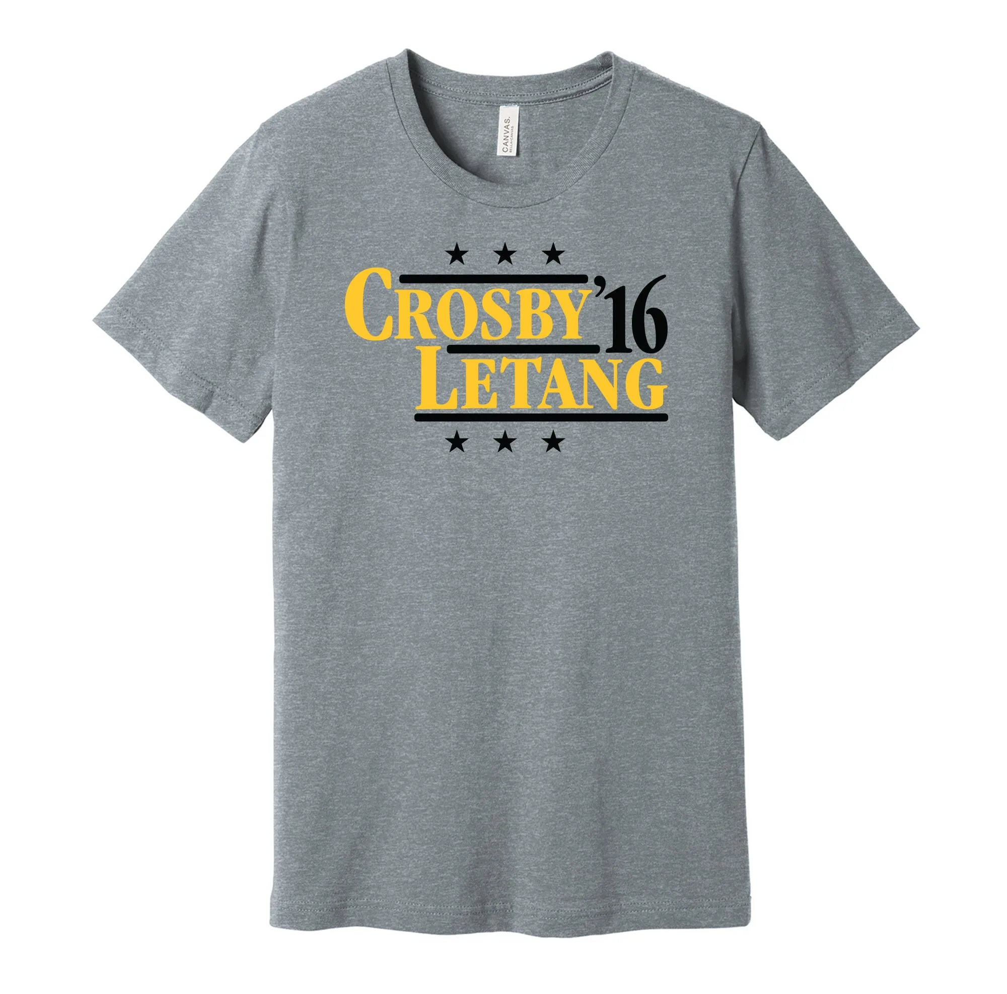 Crosby & Letang '16 - Pittsburgh Legends Political Campaign Parody T-Shirt - Hyper Than Hype Shirts
