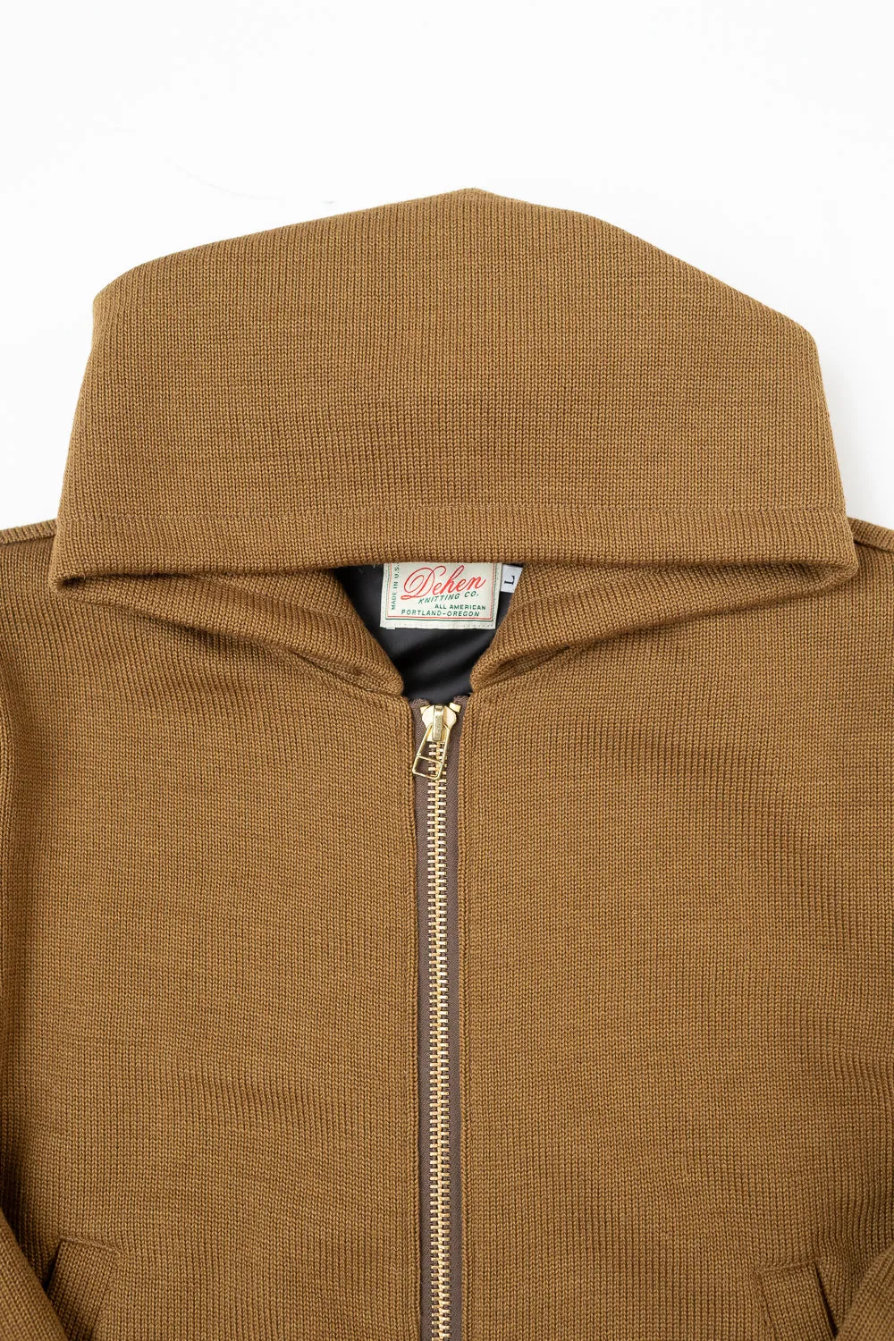 Dant x Dehen - Full Zip Moto Hoodie - Goldmine